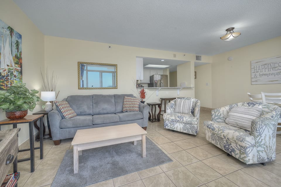 Condo, 2 Bedrooms, Balcony, Oceanfront (II-653) | Living area | TV