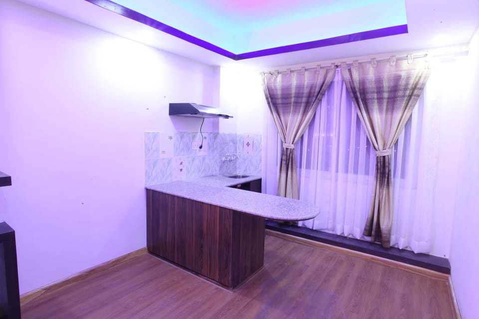 Family Apartment, 1 Bedroom, Kitchen, City View | Minibar, desk, free WiFi