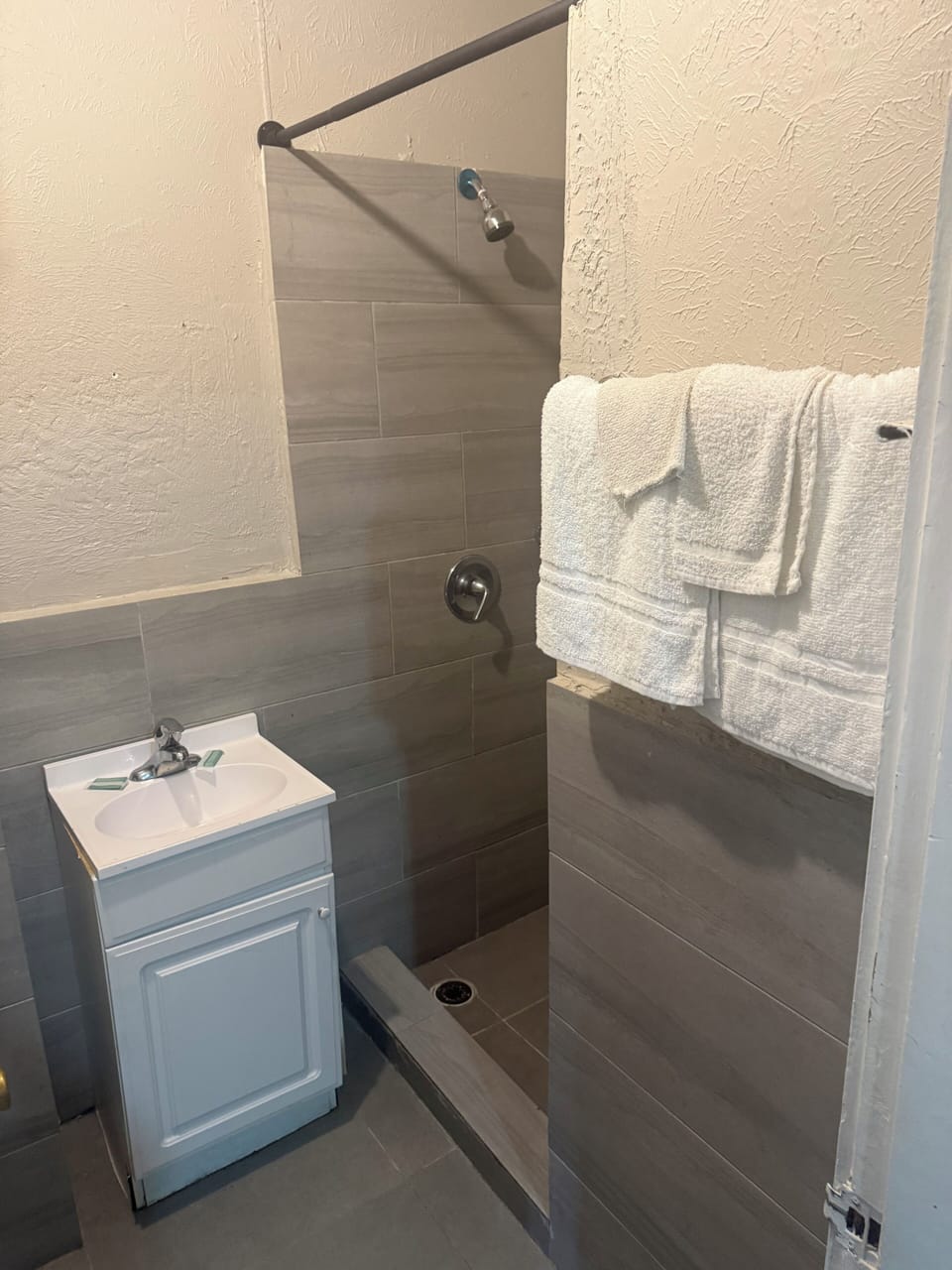 Towels, soap, toilet paper