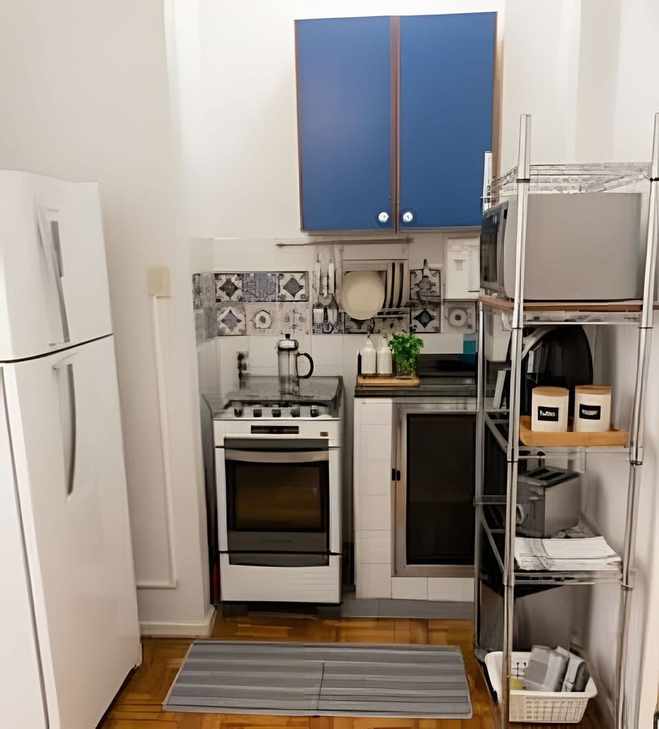 Basic Apartment | Private kitchen | Coffee/tea maker, fridge, microwave, oven