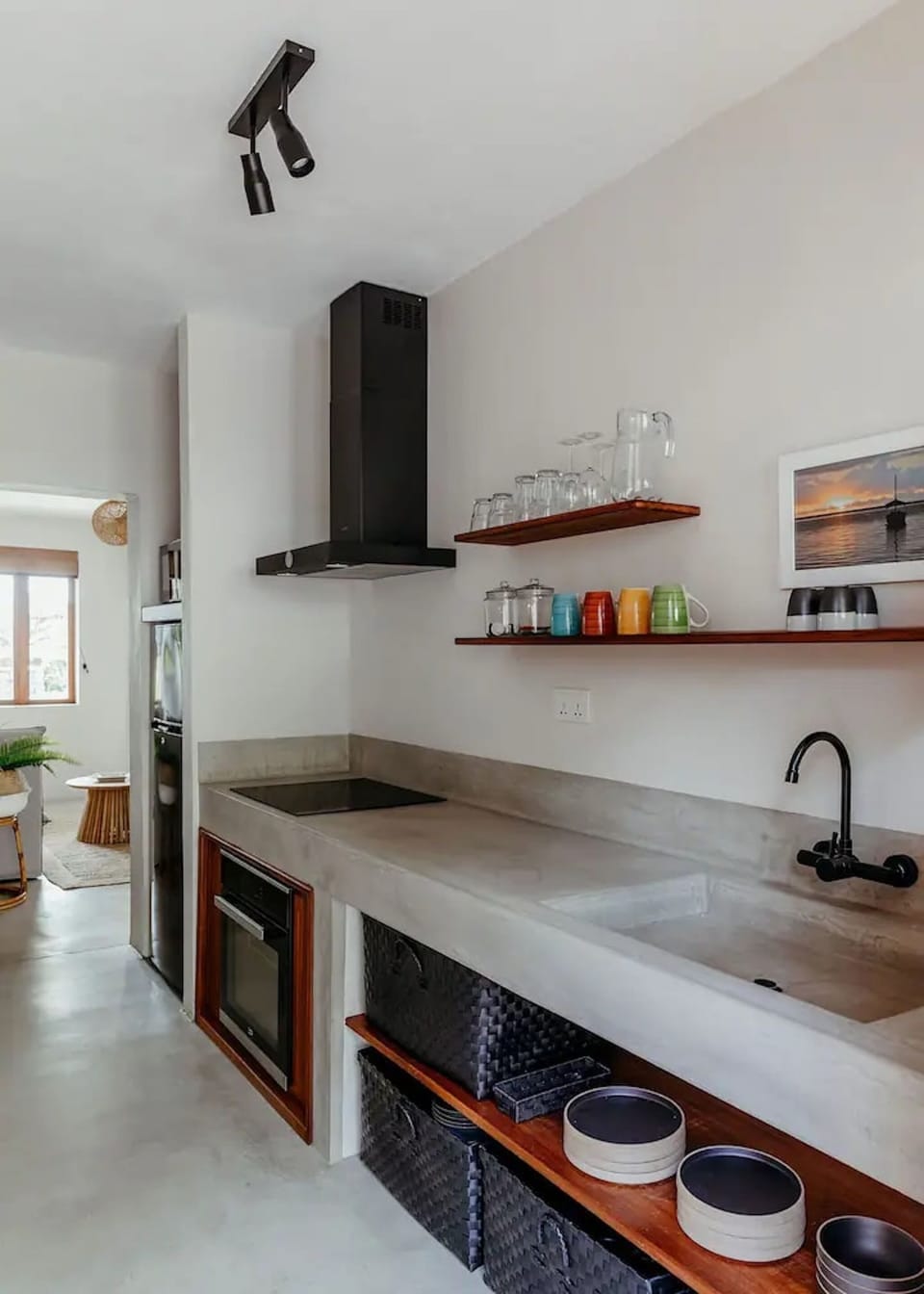 Family Apartment, Garden View, Oceanfront | Private kitchen | Espresso maker, coffee/tea maker, fridge, microwave