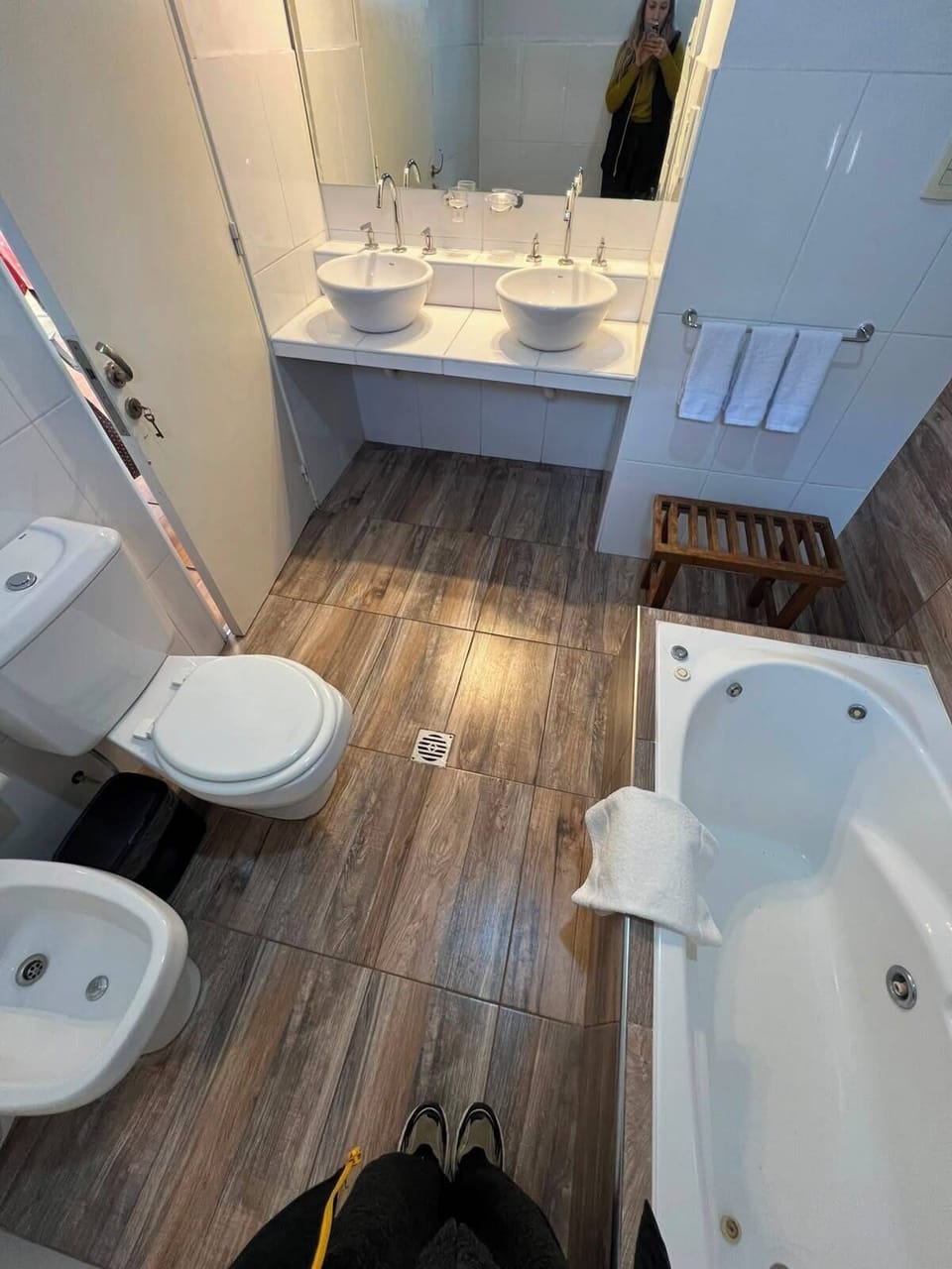 Towels, toilet paper