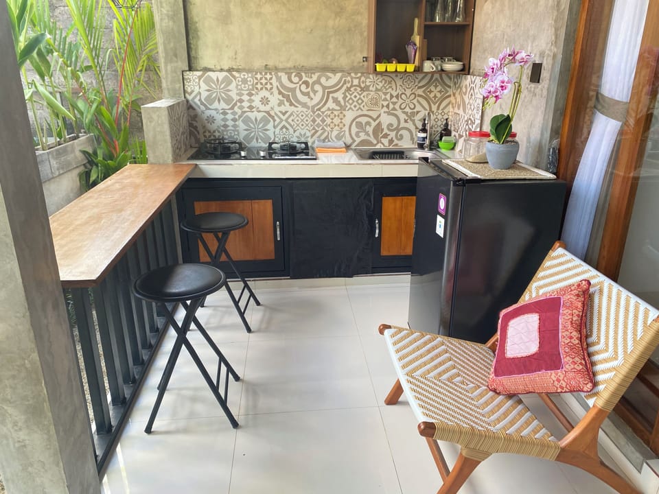 Deluxe Double Room, Park View | Private kitchen | Fridge, dishwasher
