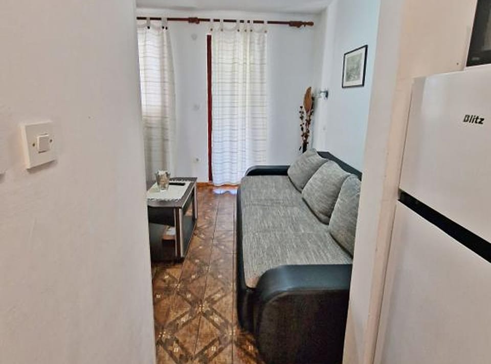 Apartment (Comford One Bedroom Apartment with Te) | Living room | 32-inch flat-screen TV with satellite channels
