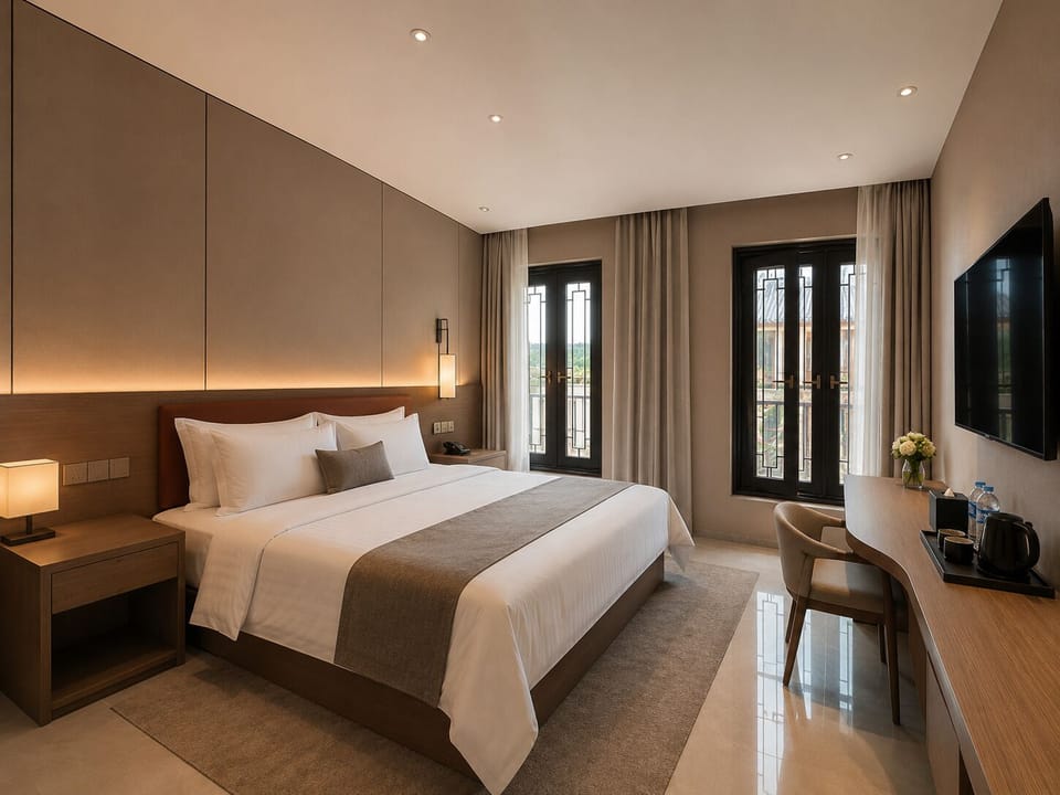 Deluxe Double Room, Garden View | WiFi (free)