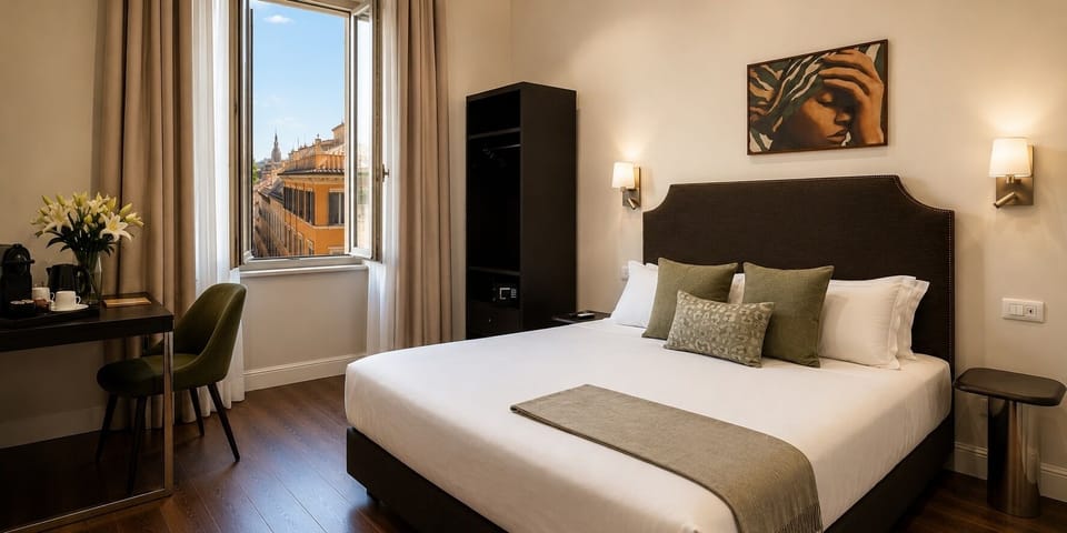 Deluxe Double Room | Premium bedding, down comforters, minibar, in-room safe