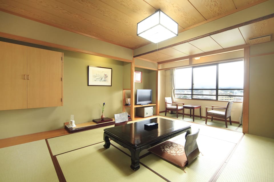 Japanese Style Room, City View | In-room safe, desk, iron/ironing board