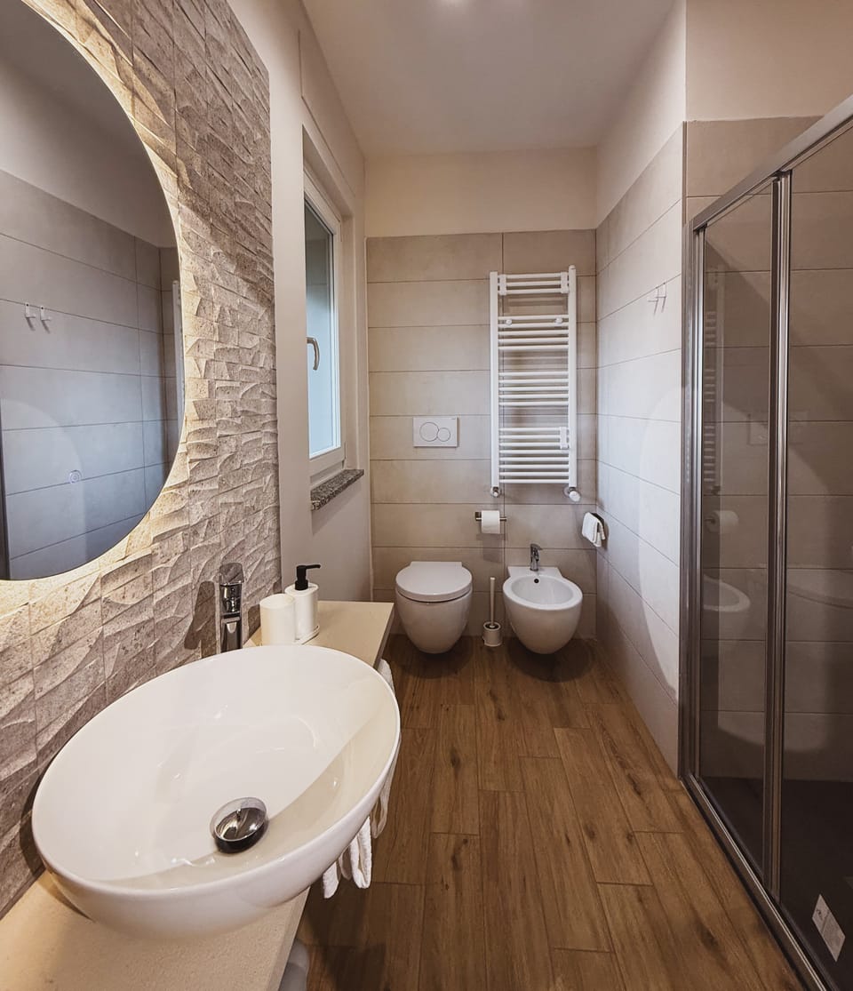 Classic Double Room | Bathroom | Shower, free toiletries, hair dryer, towels