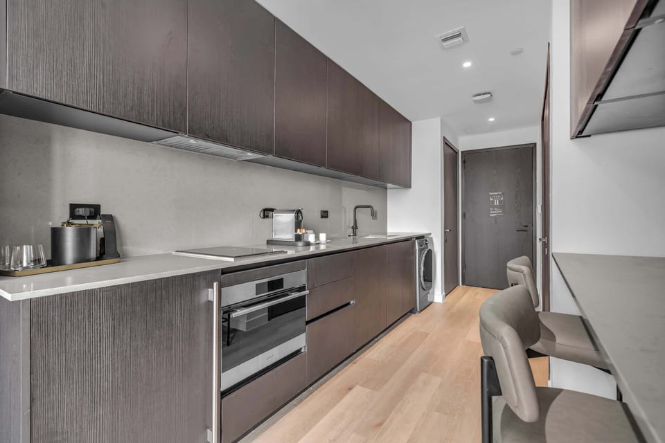 Studio, 1 King Bed, Kitchen, City View (Magic City & Rooftop) | Private kitchen