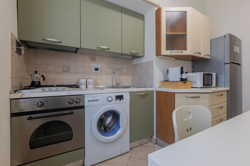Apartment, Balcony | Private kitchen | Espresso maker, electric kettle