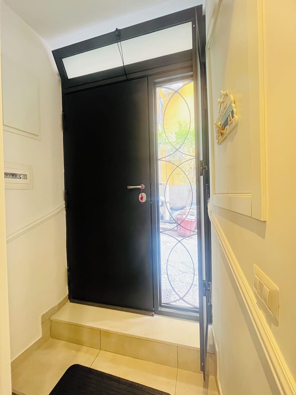 Interior entrance