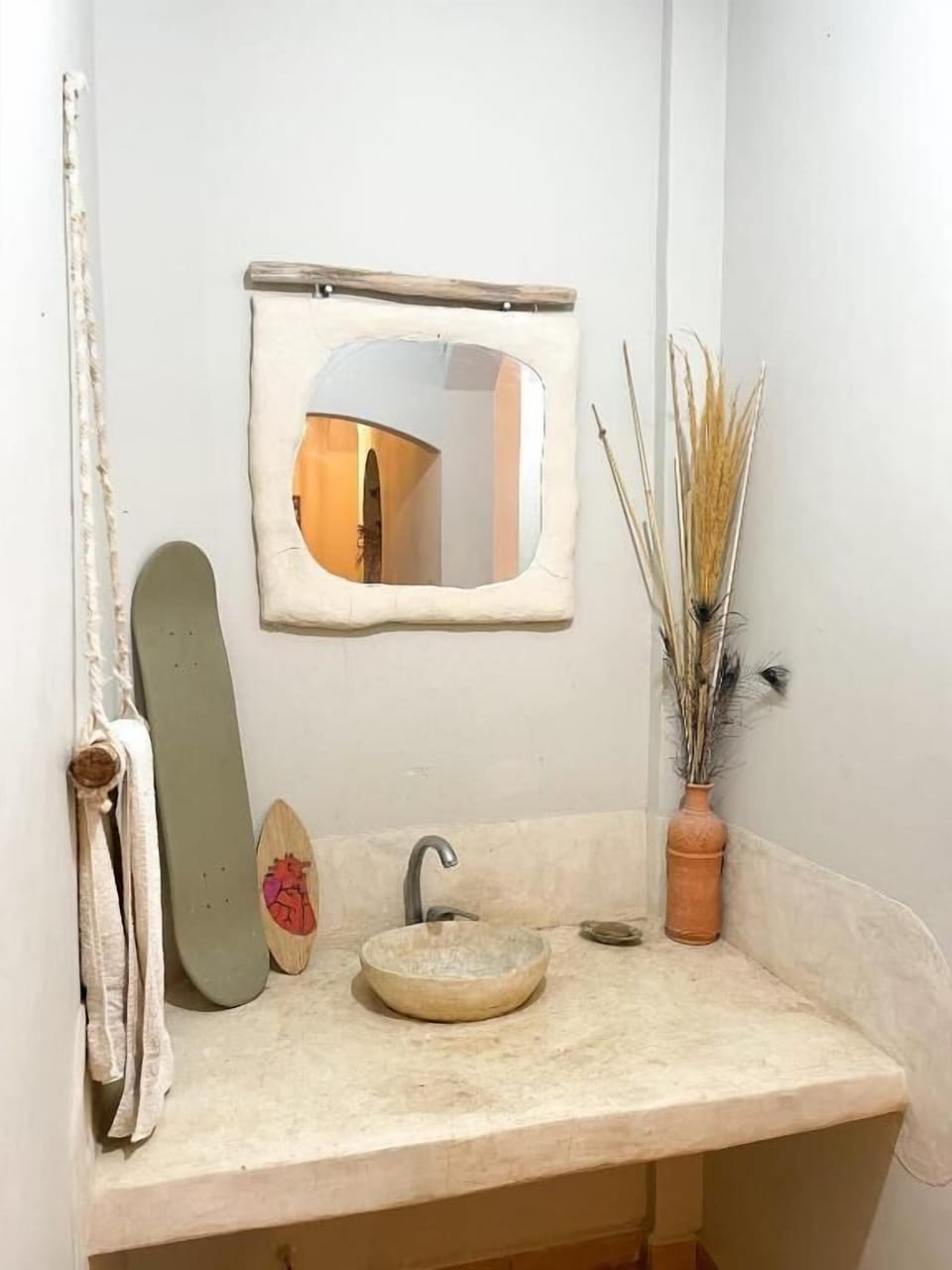 Shower, towels, toilet paper