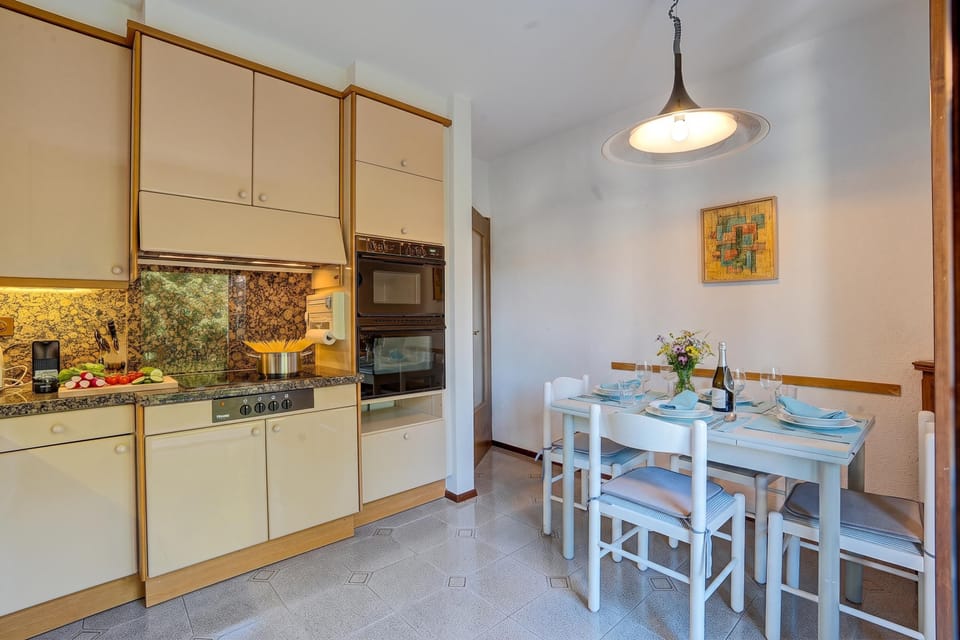 Standard Apartment, 1 Bedroom, Microwave, Mountainside (Casa Pontaccio With Terrace And View) | Private kitchen