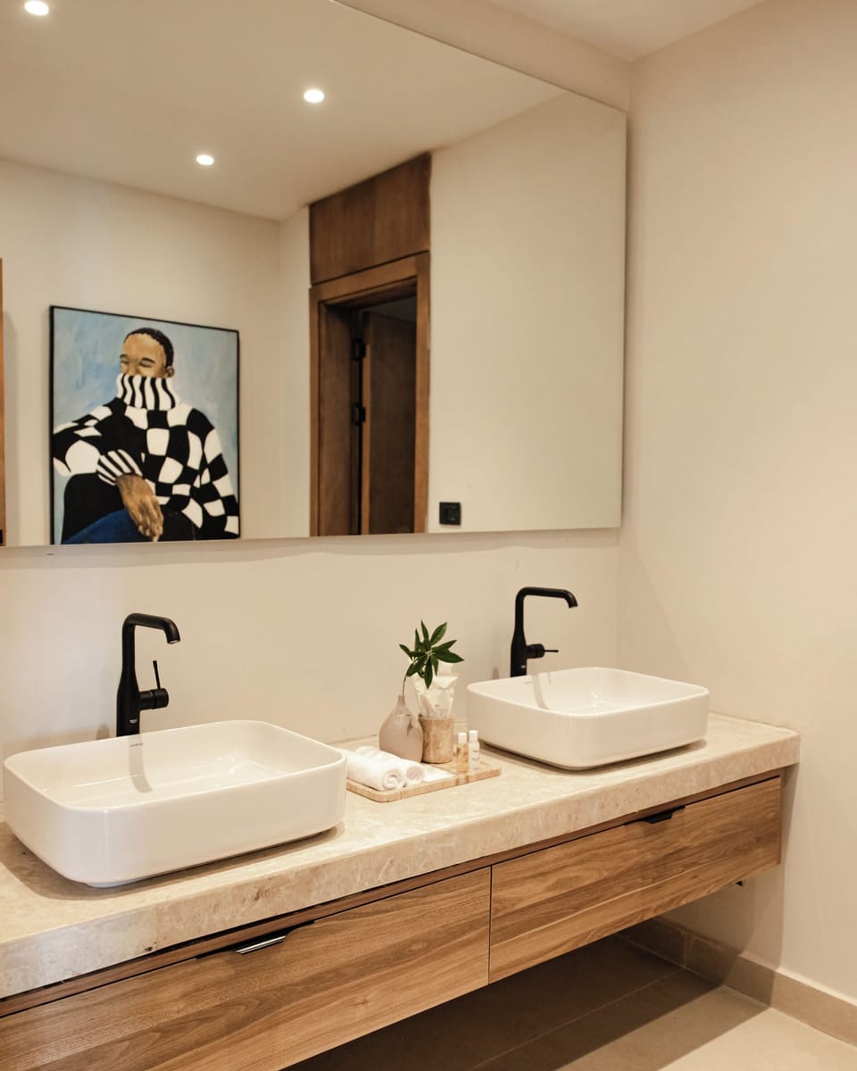 Luxury Villa, Sea View | Bathroom | Towels, soap, shampoo, toilet paper