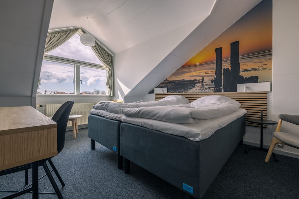 Double or Twin Room, Private Bathroom (Top floor) | Individually furnished, desk, iron/ironing board, cribs/infant beds