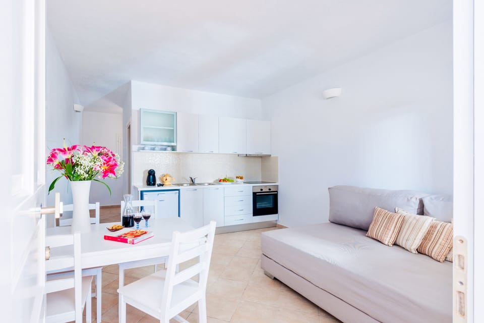 Fridge, oven, stovetop, espresso maker