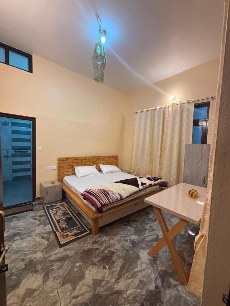Deluxe Double Room, Balcony, Mountain View | Memory foam beds, desk, laptop workspace, blackout drapes