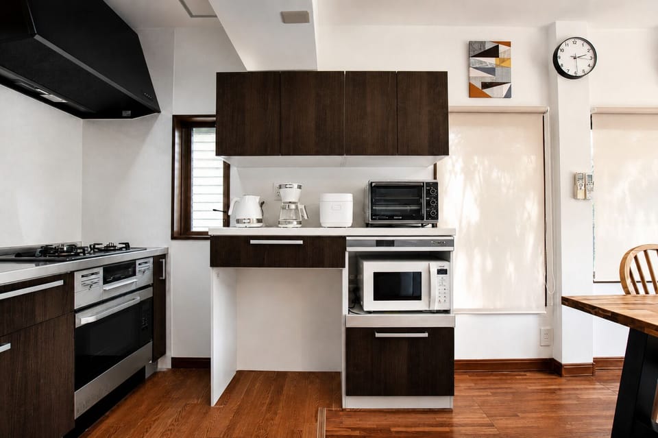 Family Villa, Balcony, Partial Ocean View | Private kitchen | Full-size fridge, toaster, rice cooker, highchair