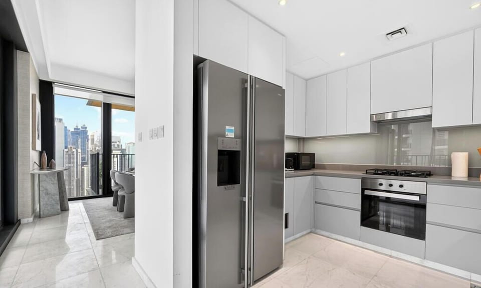 Executive Apartment, City View | Private kitchen | Coffee/tea maker