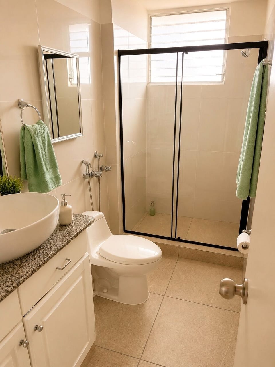 Room, 1 King Bed, Ensuite | Bathroom | Hair dryer, towels, soap, toilet paper