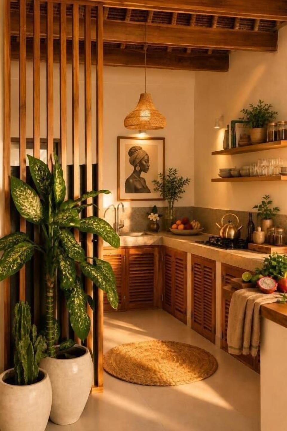 Signature Villa, Patio, Pool View | Private kitchen | Electric kettle