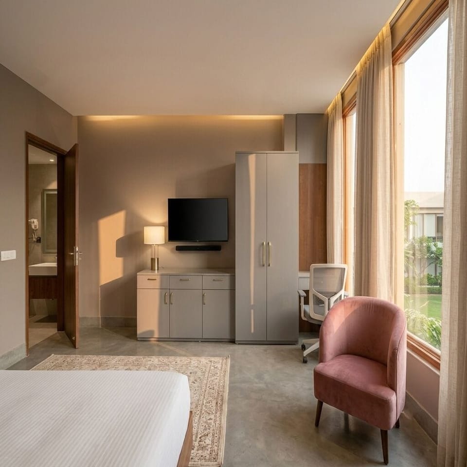 Deluxe Double Room, City View | Premium bedding, desk, laptop workspace, WiFi (free)