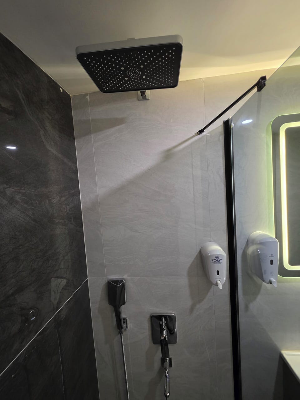 Classic Triple Room, Balcony | Bathroom | Hair dryer, slippers, towels, soap