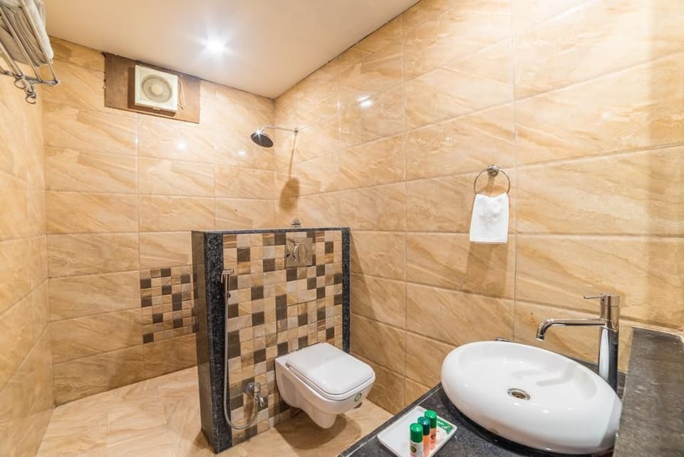 Deluxe Double Room | Bathroom | Shower, towels, soap, shampoo