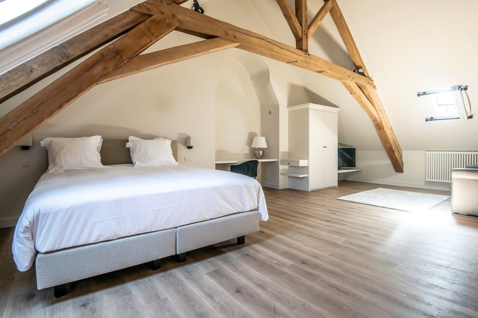 Deluxe Suite, 1 King Bed with Sofa bed, City View | Desk, laptop workspace, blackout drapes, iron/ironing board (on request)