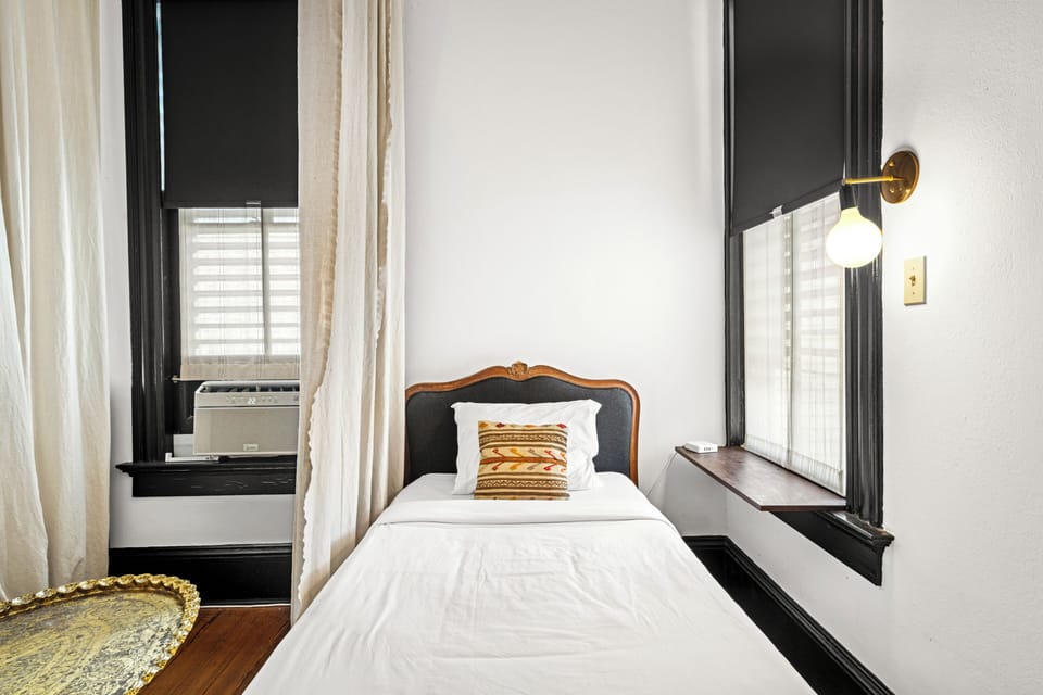 The Companion Room  - Shared Bathroom | Egyptian cotton sheets, premium bedding, blackout drapes