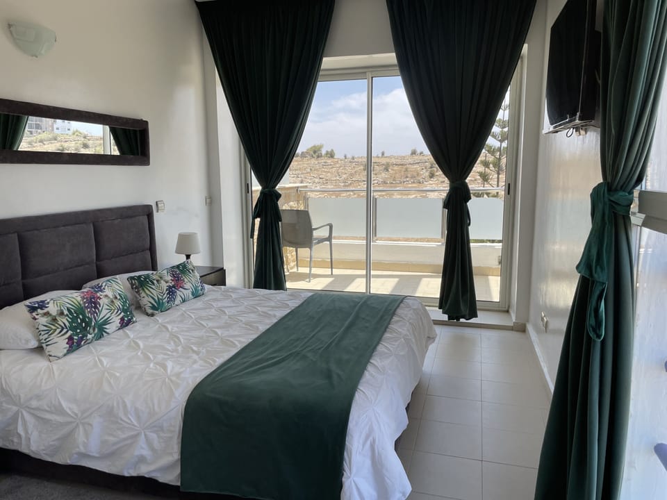 Double Room, Terrace, City View | Blackout drapes, cribs (free), rollaway beds (surcharge), bed sheets