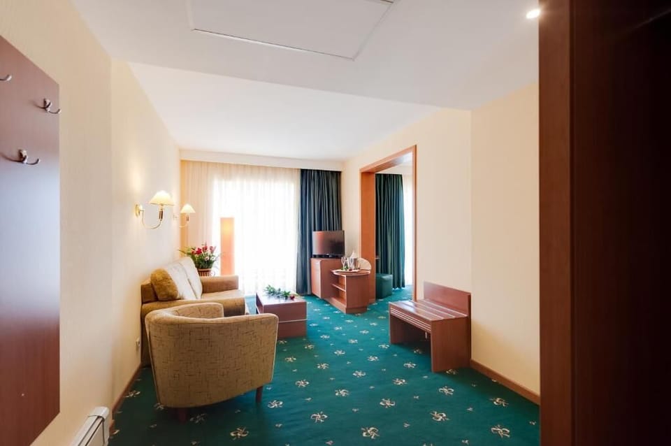 Suite, Balcony | Living area