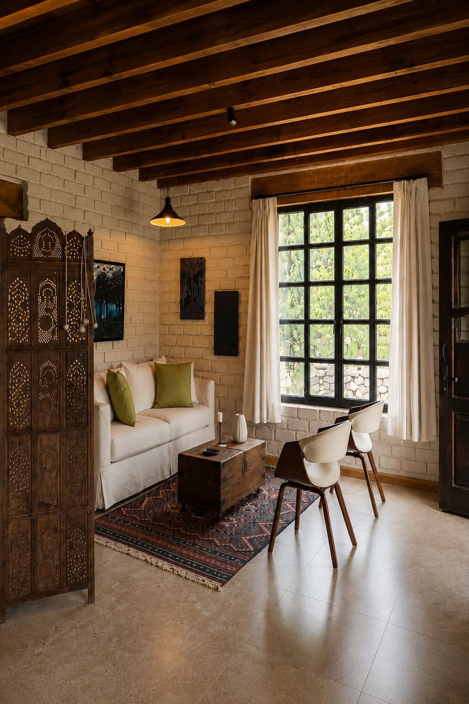 Deluxe Suite, Vineyard View | Living area