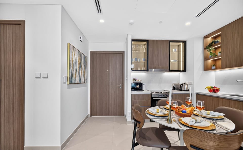 Premium Apartment, 1 King Bed with Sofa bed, City View | Living area | 65-inch Smart TV with digital channels, Netflix, streaming services
