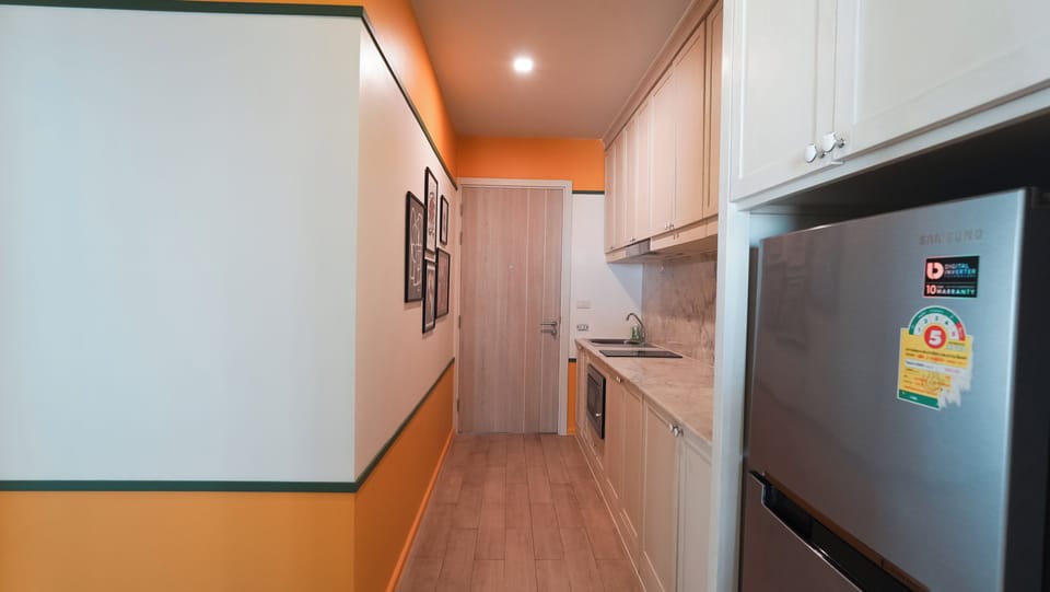 Two Bedrooms | Private kitchenette | Full-size fridge, microwave, stovetop, cookware/dishes/utensils