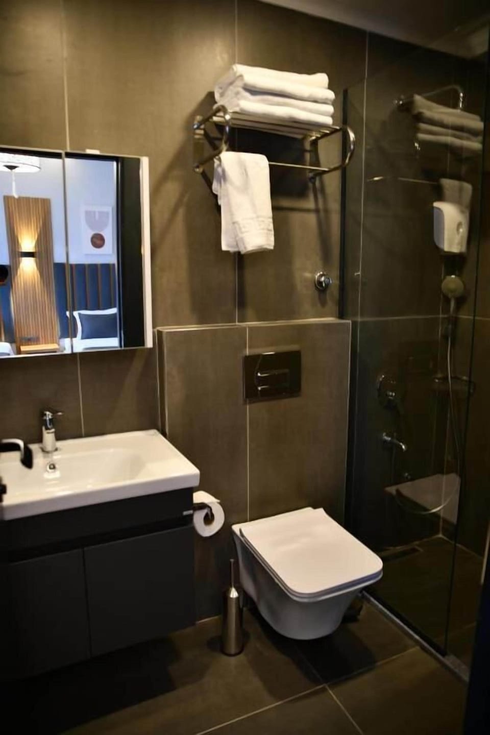 Free toiletries, hair dryer, towels, soap