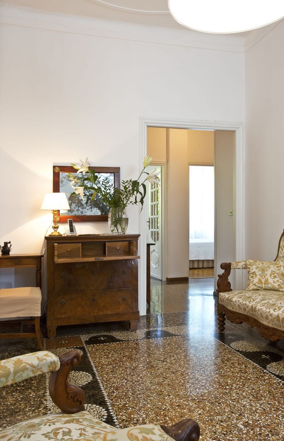 Interior entrance