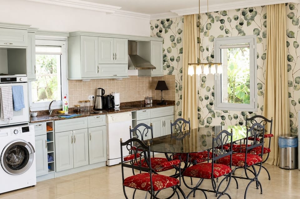 Villa, 2 Bedrooms, Sea View | Private kitchen | Full-size fridge, oven, stovetop, dishwasher