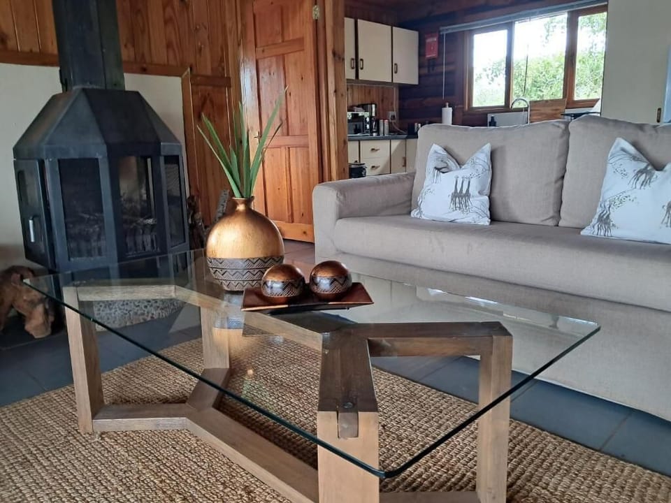 Luxury Cabin, Mountain View | Living area