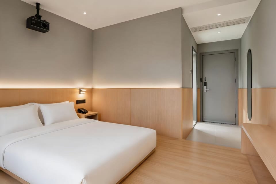 Signature Double Room, Japanese Futon, No Windows | Premium bedding, down comforters, blackout drapes, soundproofing