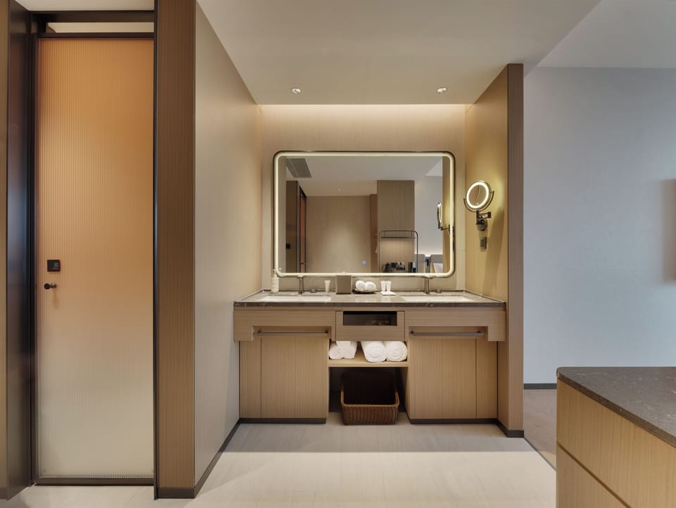 Family Twin Room, City View | Bathroom | Slippers