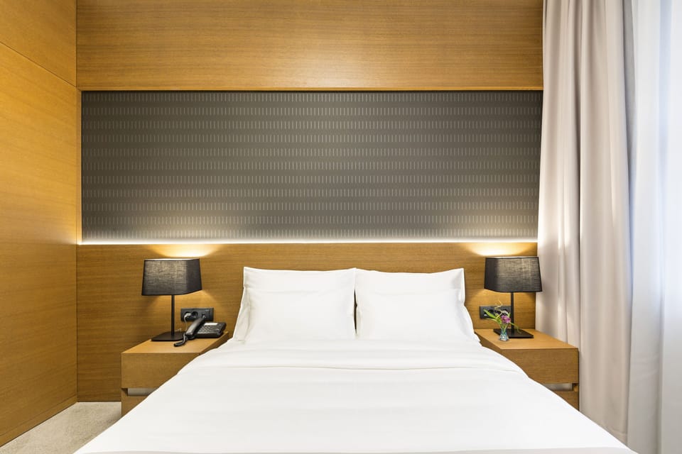 Standard Double Room | Minibar, in-room safe, desk, soundproofing