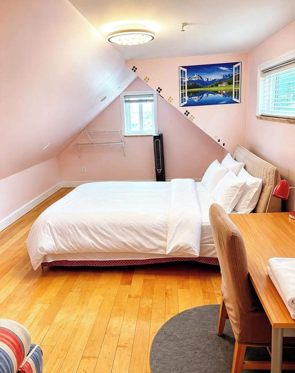Standard Double Room, Patio, Hill View | Desk, blackout drapes, soundproofing, iron/ironing board (on request)
