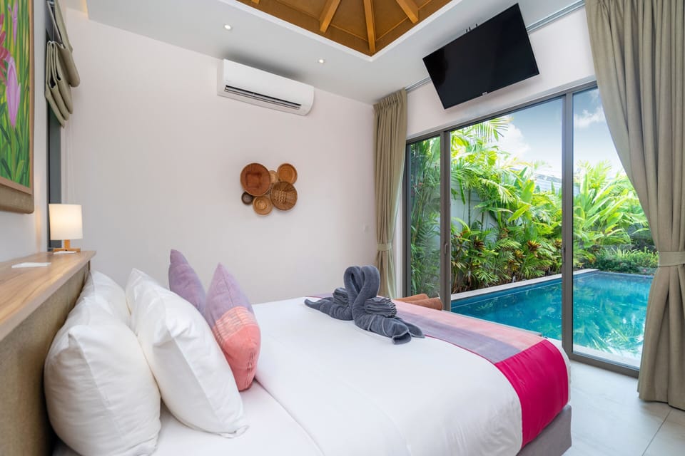Villa, 3 Bedrooms, Private Pool, Pool View | In-room safe, blackout drapes, iron/ironing board, WiFi (free)