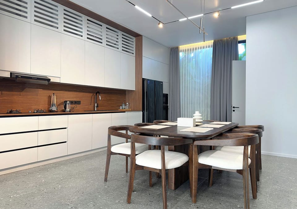 Deluxe Villa, 2 Bedrooms, Private Pool | Dining room