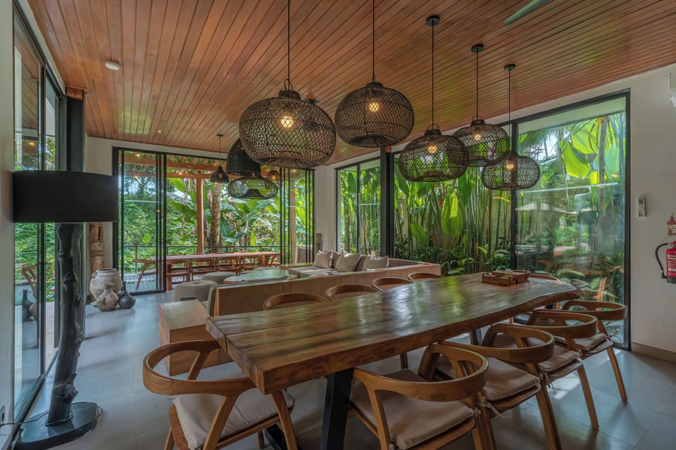 Villa, Pool View | Dining room