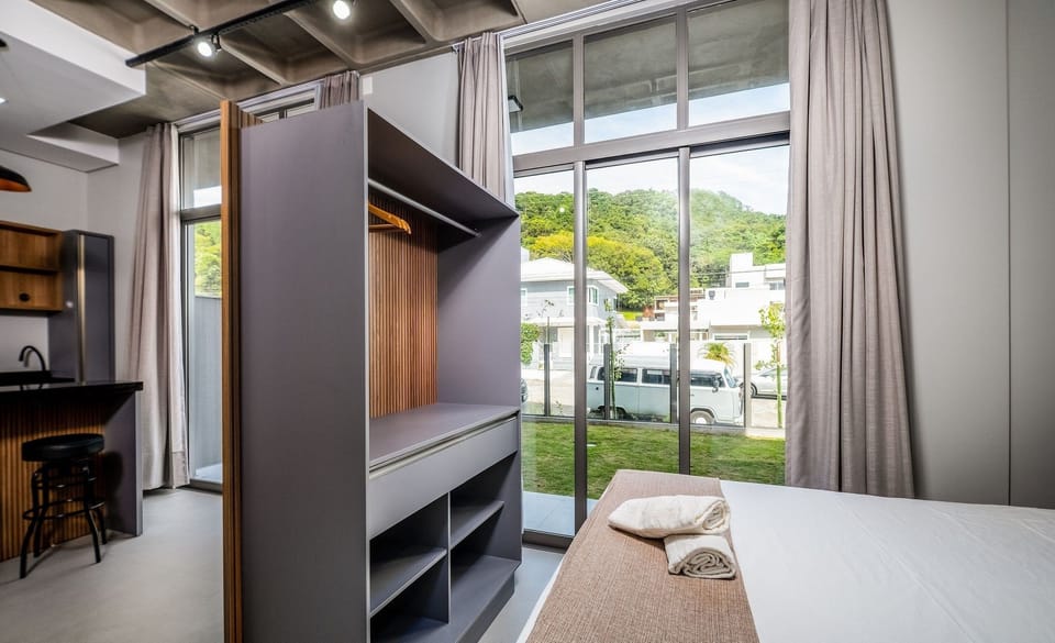 Beautiful Loft Garden 750m From Canas Beach Tps101 Apartment in Florianopolis