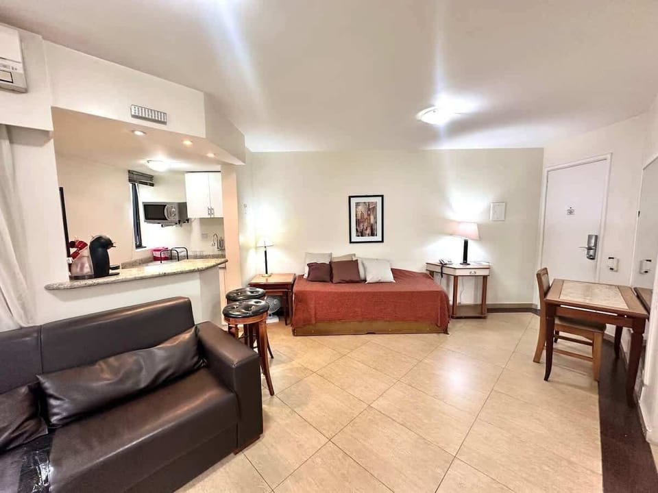 Deluxe Apartment, Balcony, City View | Living area