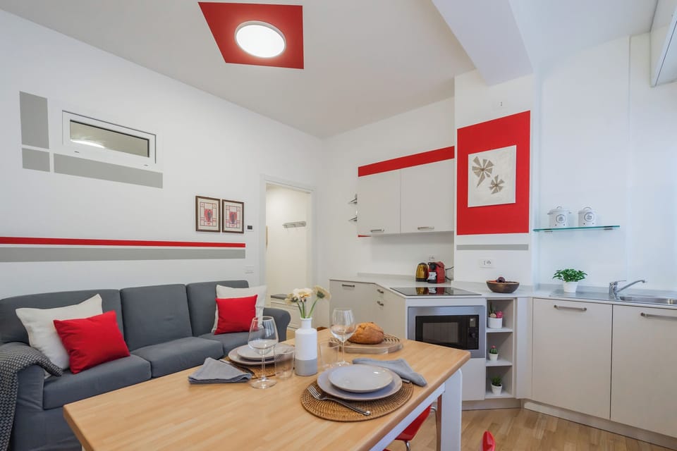 Apartment (1 Bedroom) | Private kitchen | Espresso maker, stovetop, dishwasher, electric kettle