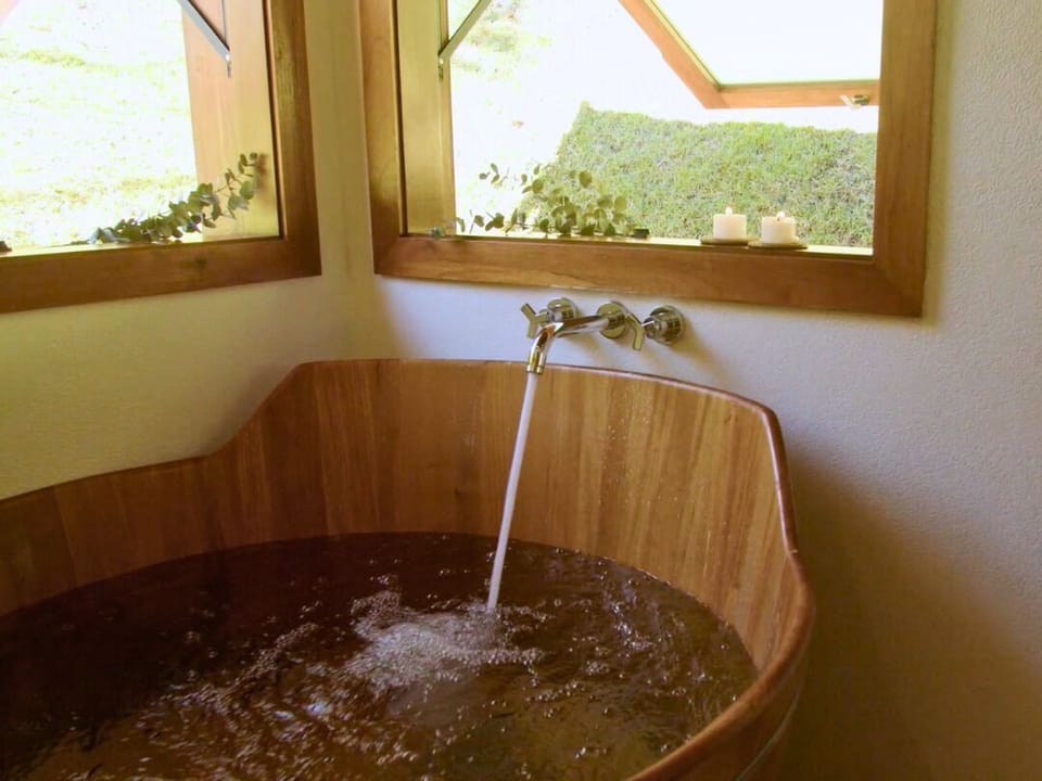 Luxury House, Mountain View | Bathroom | Hair dryer, towels, soap, shampoo